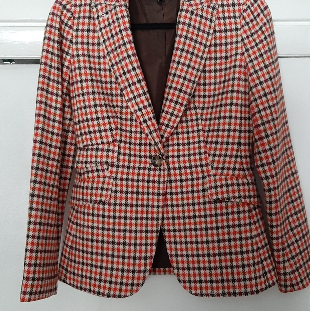 Plaid blazer